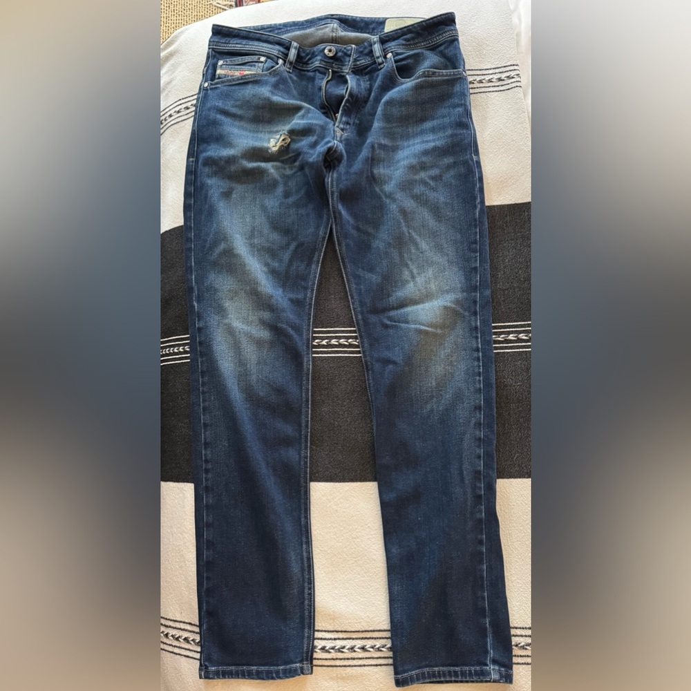 Diesel Thavar Blue Skinny Jeans size 32